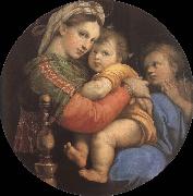 RAFFAELLO Sanzio The virgin mary in the chair oil painting